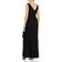 Eliza J Sleeveless Cascading-Ruffle Gown - Black