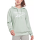 Reebok Women Identity Logo French Terry Hoodie - Light Sage