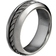 David Yurman Cable Inset Band Ring - Silver
