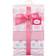 Luvable Friends Flannel Receiving Blankets 4-pack Pink Dots