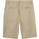 French Toast Flat Front Stretch Performance Short - Khaki