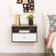 Prepac Hanging Nightstand with Drawer Wall Shelf 57.2cm