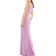Mac Duggal Ruched Stretch Jersey V-Neck Gown - Lilac