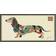 Empire Art Direct Dachshund Collage Framed Art 121.9x63.5cm