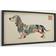 Empire Art Direct Dachshund Collage Framed Art 121.9x63.5cm