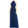 Mac Duggal High Neck Chiffon Gown - Midnight