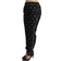 Dolce & Gabbana Printed Mid Waist Skinny Silk Pants - Black