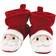 Hudson Baby Holiday Fleece Booties - Santa