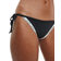 Calvin Klein Logo Tape Tie Side Bikini Bottom - Pvh Black