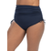 Dolfin Aquashape Adjustable High Waisted Moderate Brief Swimsuit - Navy