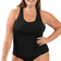 Dolfin Aquashape Twist Back Tankini Swimsuit Top - Black