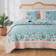 Barefoot Bungalow Audrey Quilts Blue (223.52x172.72cm)