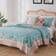 Barefoot Bungalow Audrey Quilts Blue (223.52x172.72cm)