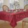 Elrene Home Fashions Barcelona Jacquard Mantel Rojo (177.8x132.08cm)