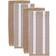 T-fal Solid and Stripe Waffle Terry Kitchen Towel Beige (66.04x40.64cm)