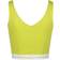 Calvin Klein Milano Jersey Cropped Top - Lemon Lime