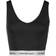 Calvin Klein Milano Jersey Cropped Top - CK Black