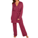 Cosabella Bella Curvy 3 Piece Set with Robe - Deep Ruby