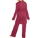 Cosabella Bella Curvy 3 Piece Set with Robe - Deep Ruby