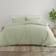 Home Collection Puffed Chevron Duvet Cover Green (238.76x187.96)