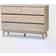 Baxton Studio Miren Chest of Drawer 47.3x33.3"