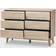 Baxton Studio Miren Chest of Drawer 47.3x33.3"