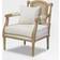 Baxton Studio Clemence Armchair 33.9"