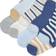 Touched By Nature Organic Cotton Socks 8-pack - Tan & Light Blue (10766403)