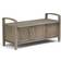 Simpli Home Warm Shaker Storage Bench 44x22"