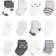 Touched By Nature Organic Cotton Socks - Gray Charcoal Stars (10763567)