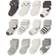 Touched By Nature Organic Cotton Socks - Gray Charcoal Stars (10763567)