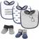 Hudson Bib and Sock Set 5-pack Handsome Charming Adorable