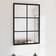 vidaXL 342205 Black/Silver Väggspegel 40x60cm