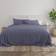 Home Collection Scallops 4-pack Bed Sheet Blue (203.2x152.4cm)