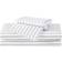 Truly Soft Pinstripe Bed Sheet White (259.08x228.6)