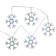 Kurt Adler Snowflake Icicle Fairy Light 30