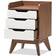 Baxton Studio Brighton Bedside Table 15.8x16.7"