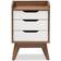 Baxton Studio Brighton Bedside Table 15.8x16.7"