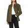 Urban Classics Ladies Corduroy Oversized Shirt - Olive Green