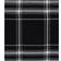 Saro Lifestyle Plaid Place Mat Black (50.8x35.56cm)