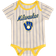 Outerstuff Milwaukee Brewers Bodysuit 3-pack - Royal/Gold/Cream