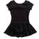 Rainbeau Moves Girl's Short Sleeve Skirted Leotard - Black (RB6533G)