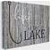 Stupell Industries Life Better Lake Wall Decor 3.8x76.2cm