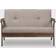 Baxton Studio Bianca Sofa 50" 2 Seater