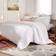 Peri Home Chenille Leopard Duvet Cover White (233.68x223.52cm)
