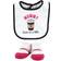 Hudson Cotton Bib and Sock Set 5-pack Mommy Latte