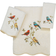 Avanti Premier Songbirds Guest Towel White (45.72x27.94cm)