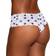 Cosabella Never Say Never Printed Comfie Thong - Diamond Navy