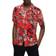 HUGO BOSS Ellino Logo Print Shirt - Open Red