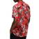 HUGO BOSS Ellino Logo Print Shirt - Open Red